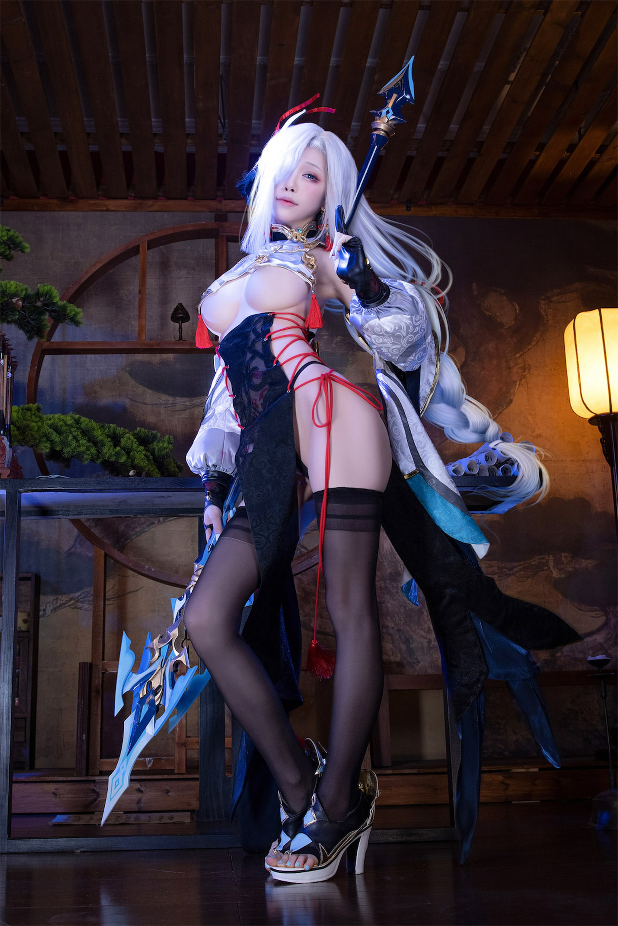 水淼Aqua - NO.156 申鹤旗袍[91P]-XikXak